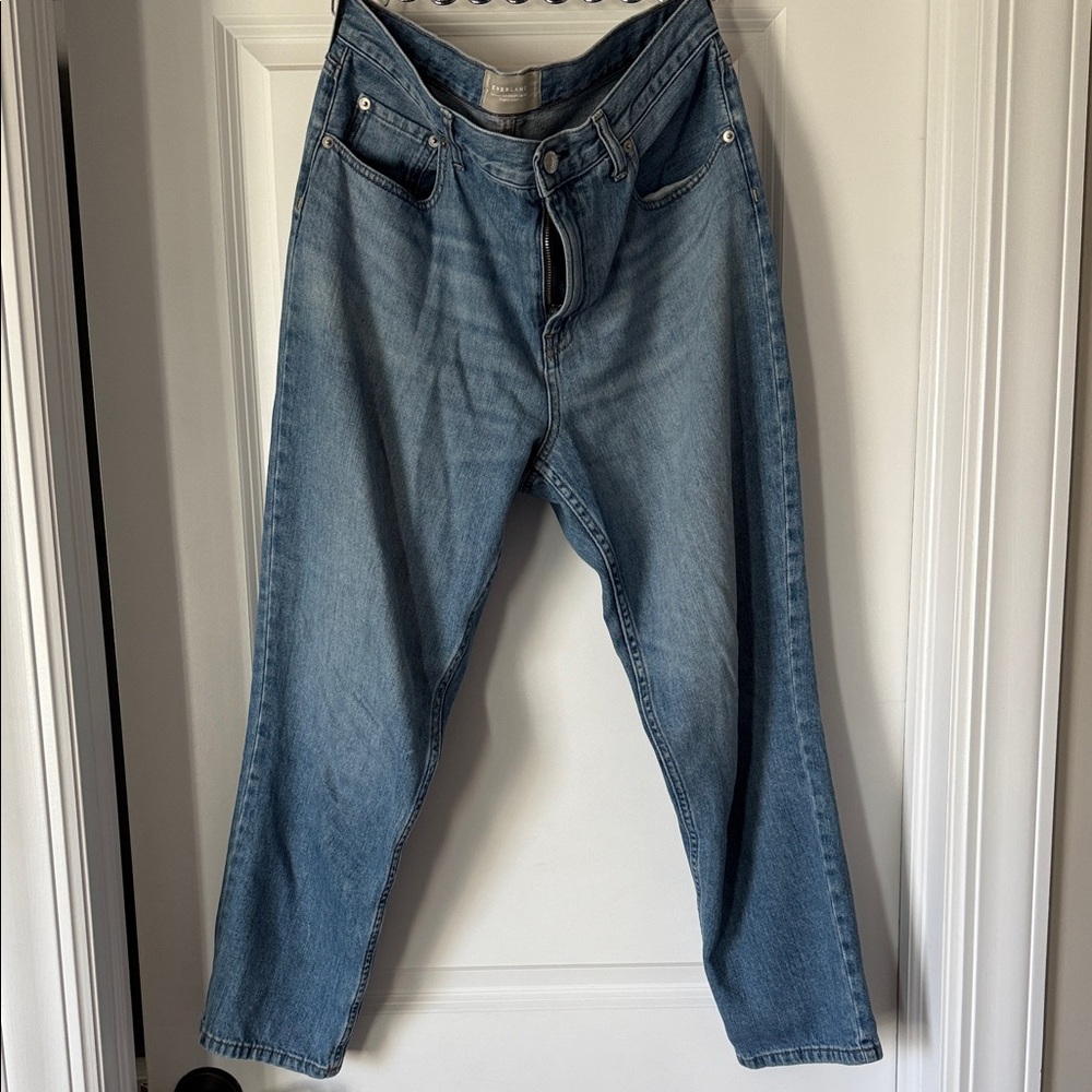 Everlane Classic Straight Leg Blue Jeans